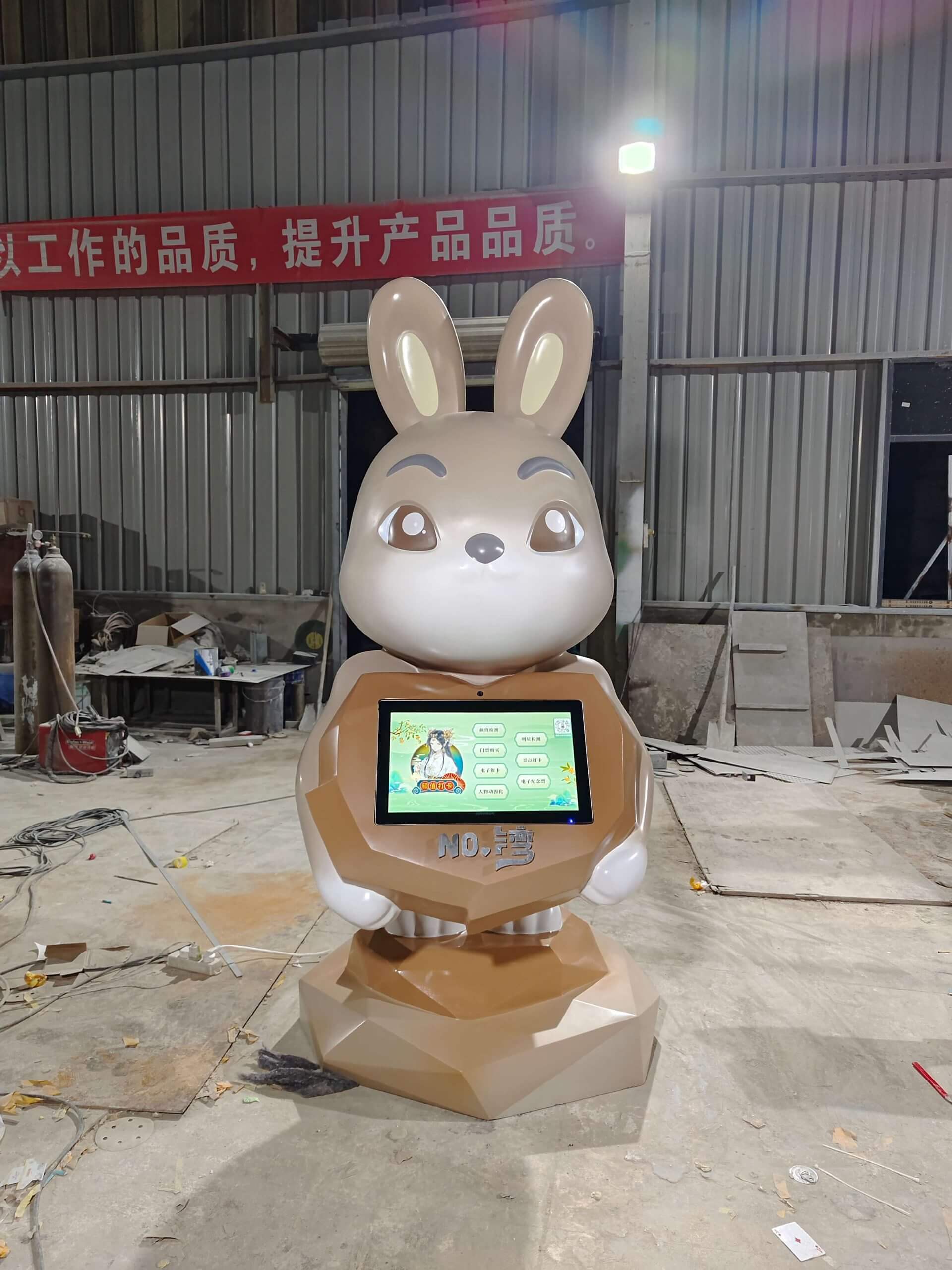 Cartoon decorative figurine of “Rabbit” + intelligent CNC technology