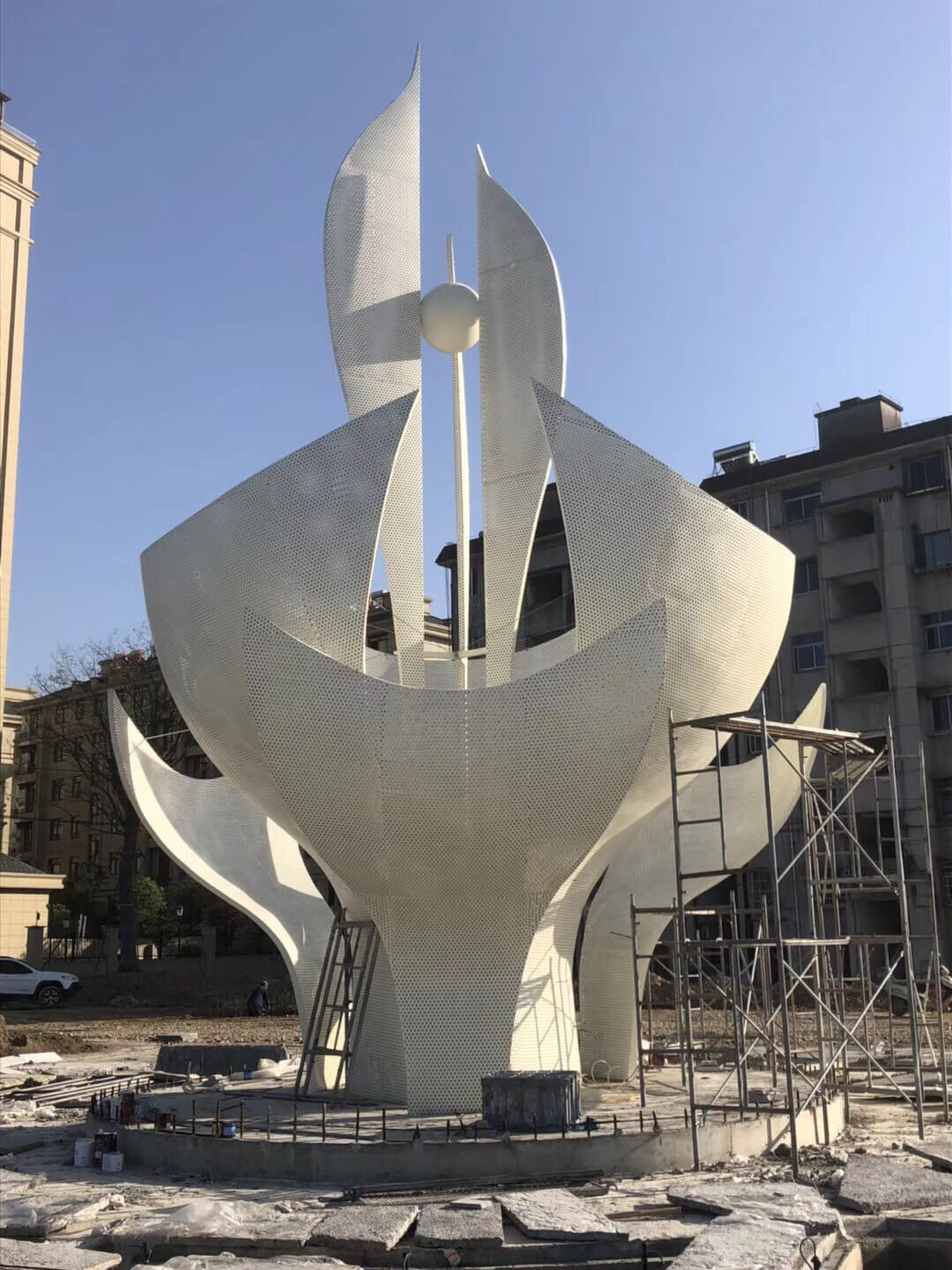 “Set Sail” Hole-Printing Art Installation