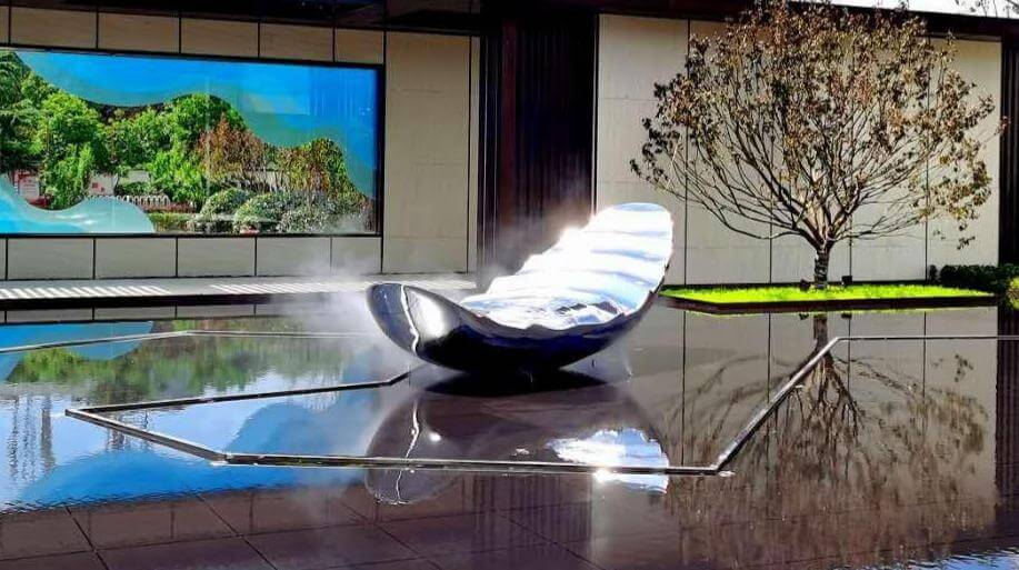 Water Feature “Boat”, with internal lighting