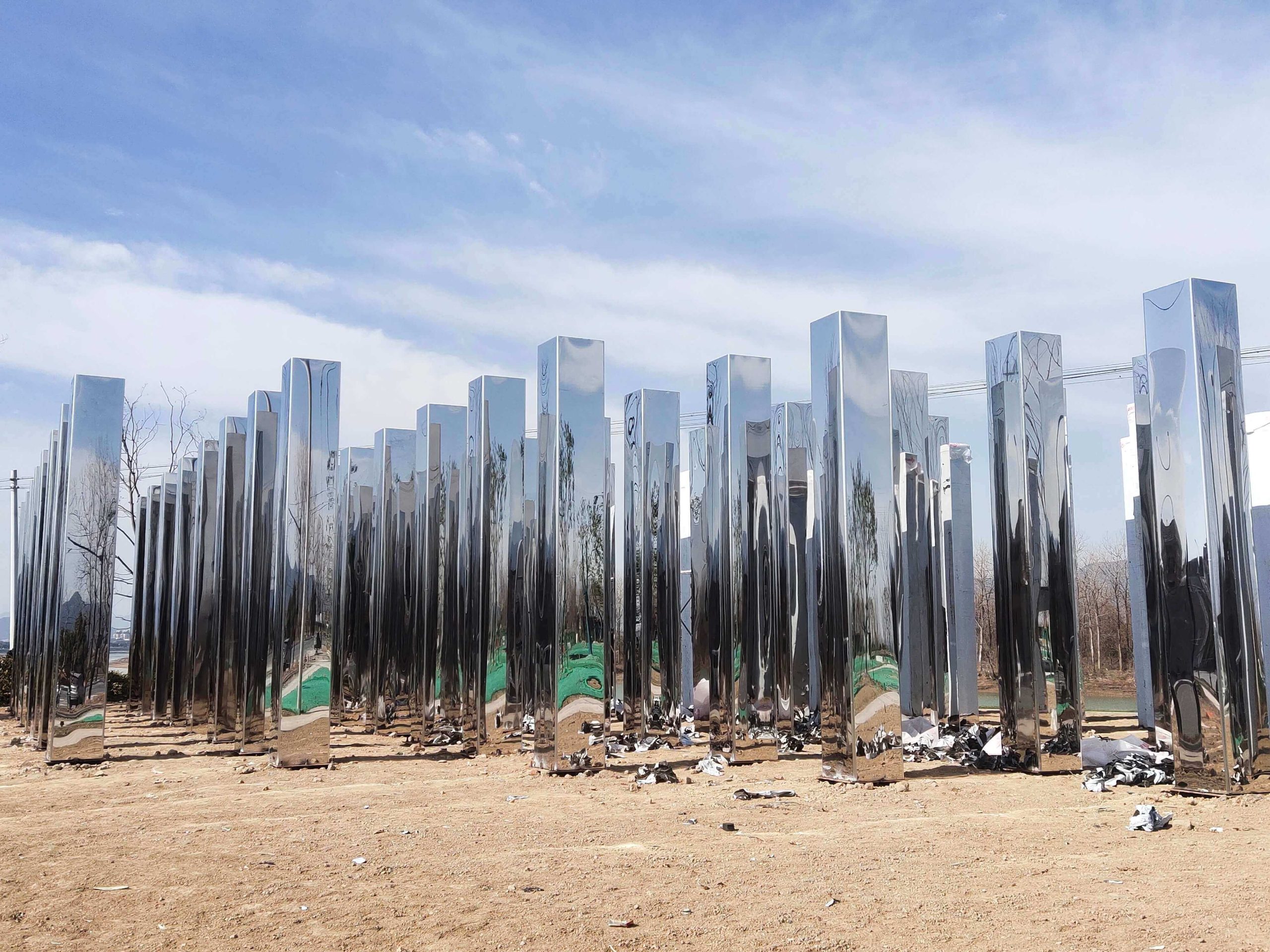 Mirror Matrix Art Installation