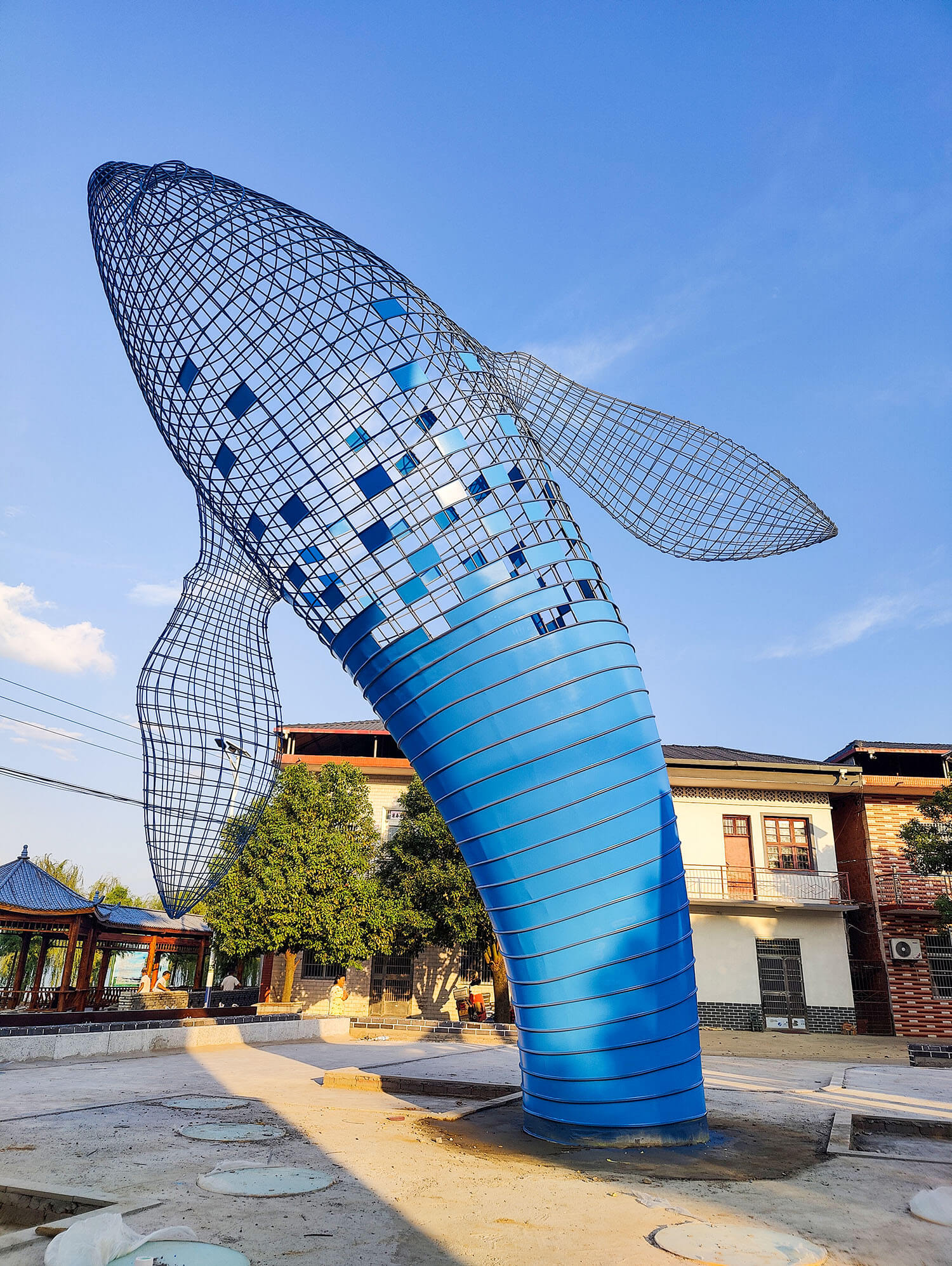 Whale Art Installation