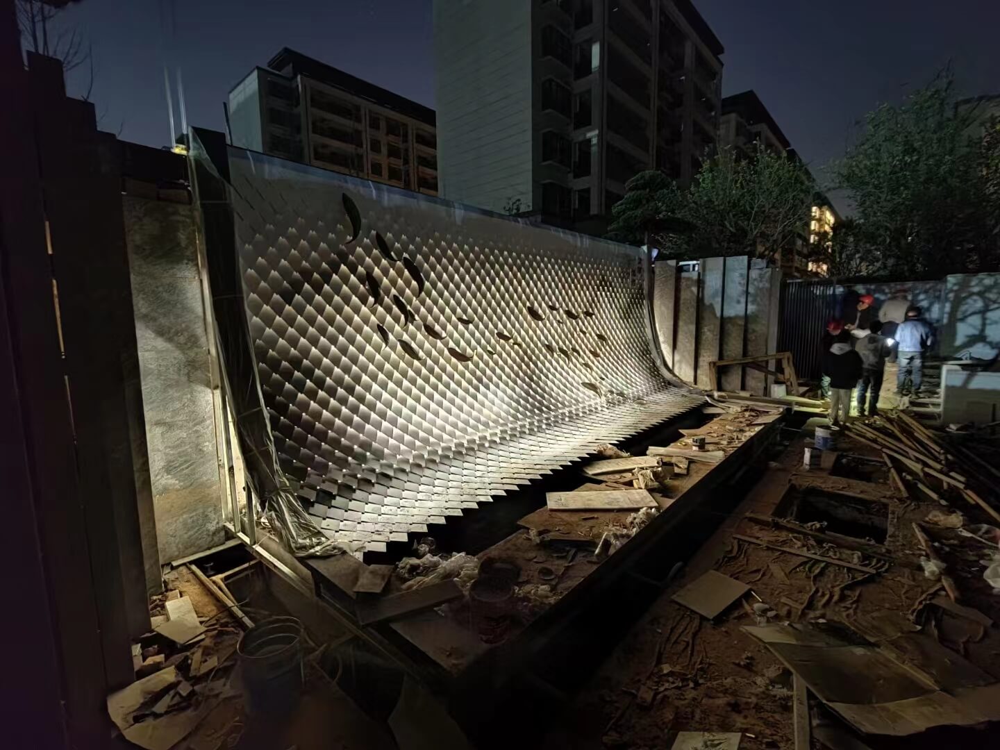 Landscape wall